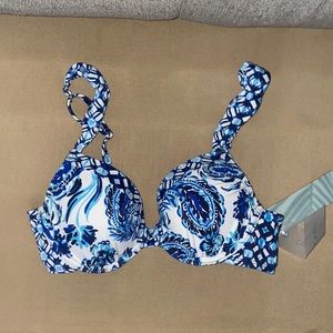 NWT Coastal blue swimsuit top